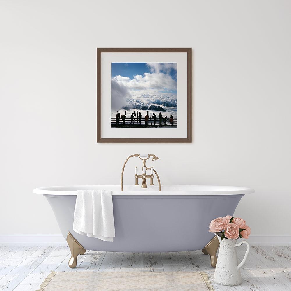 Slim Aarons 'Verbier View' Mid-century Modern Photography For Sale 2