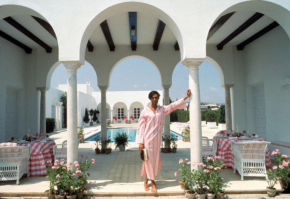 Villa at Sotogrande
1975
Chromogenic Lambda Print
Estate stamped and hand numbered edition of 150 with certificate of authenticity from the estate. 

Alfonso Zobel De Ayala at a villa in Sotogrande, Andalusia, Spain, August 1975. 

Slim Aarons