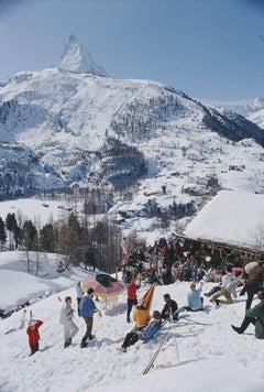 Aarons Slim Aarons, Skiing Zermatt (édition patrimoniale)