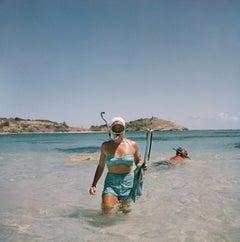 Schnorcheln in Antigua, 1960 – Limitierte Auflage, mit Nachlassstempel versehener Druck
