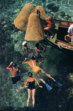 Snorkeling a Malta' 1959 Slim Aarons Edizione Limitata