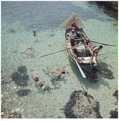 La plongée en apnée dans les bas-fonds 1959 - Slim Aarons Estate Stamped