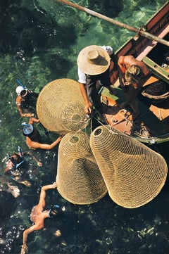 Snorkelling In The Shallows, Malta, Nachlassausgabe, Luftaufnahme von Meereslandschaftsfotografie