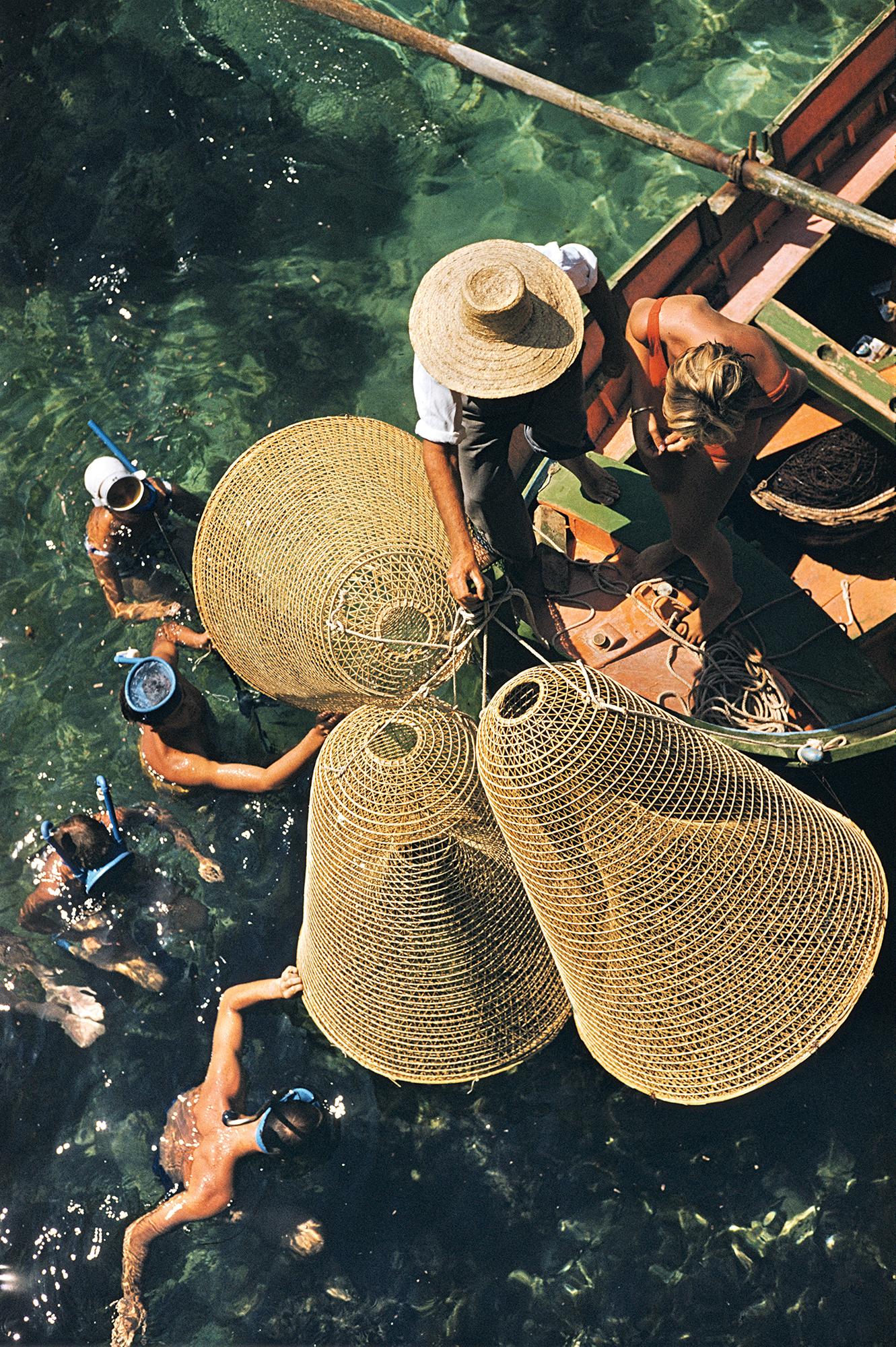 Snorkelling In The Shallows, Malta, Nachlassausgabe, Luftaufnahme von Meereslandschaftsfotografie