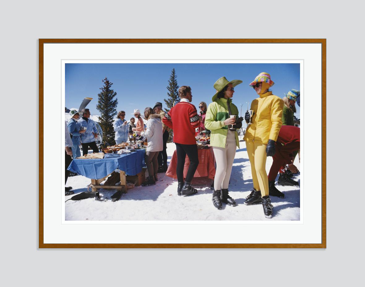 Snowmass Gathering 1968 Slim Aarons Estate Stamped Edition  For Sale 1