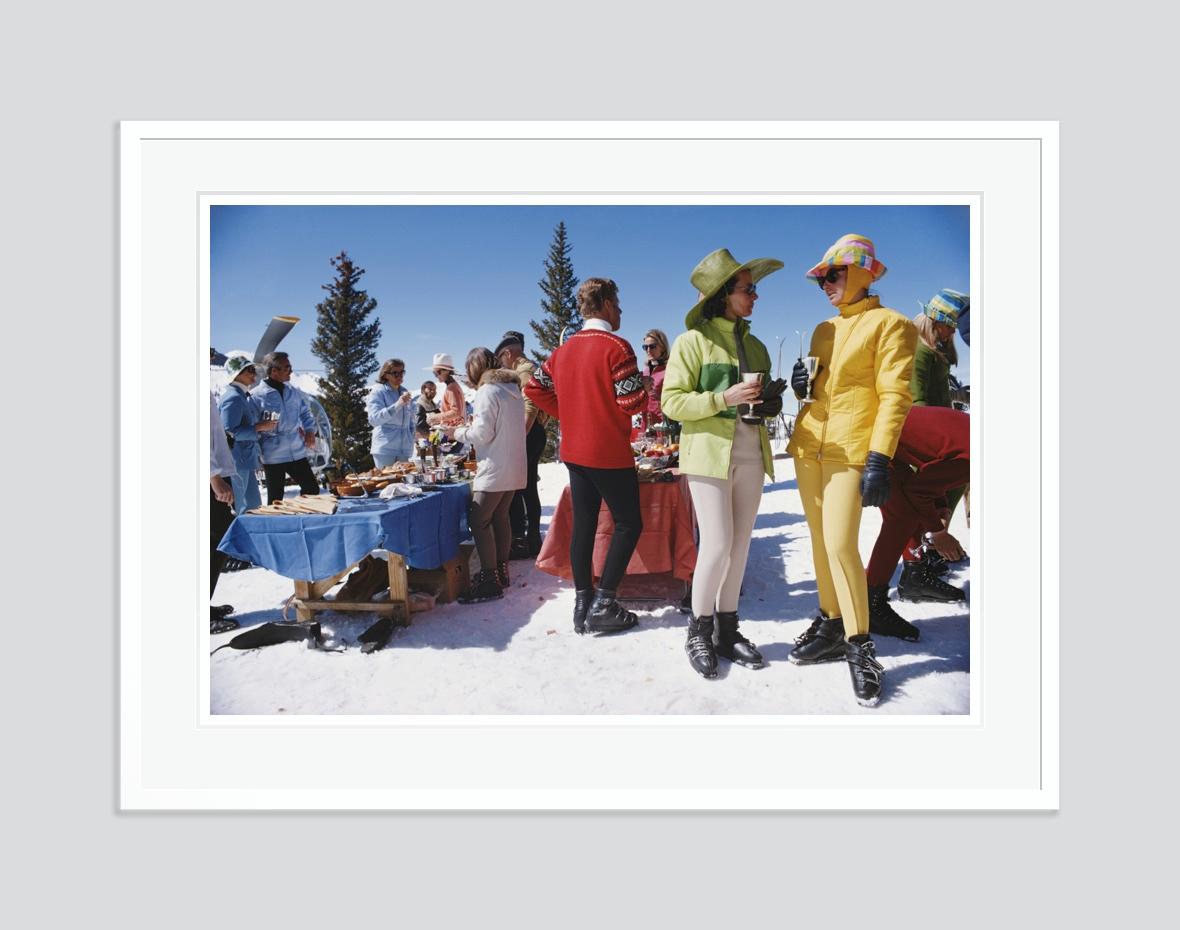 Snowmass Gathering 1968 Slim Aarons Estate Stamped Edition  For Sale 2