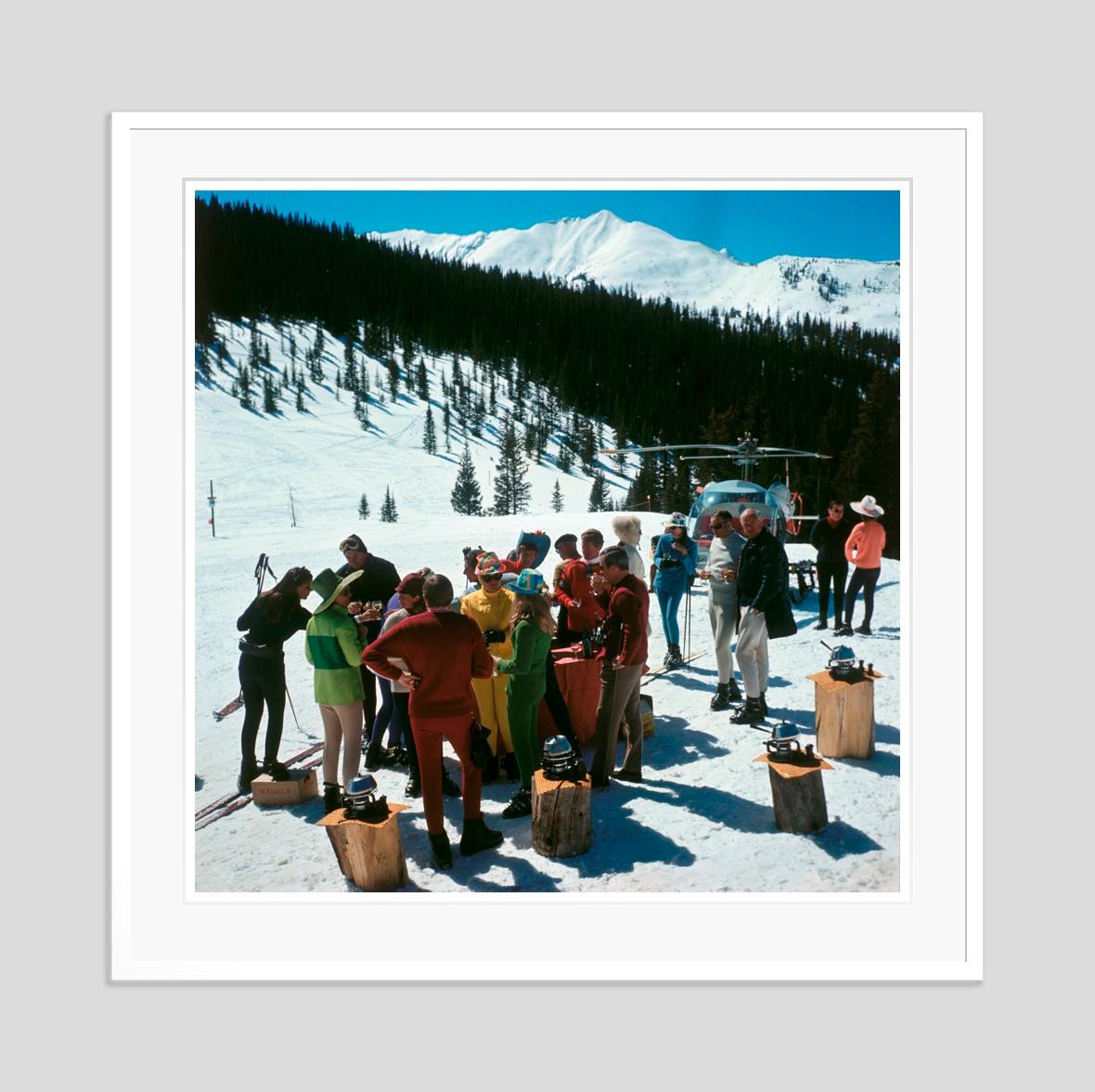 Picnic Snowmass 1967 Slim Aarons Estate Estampillée Edition en vente 2