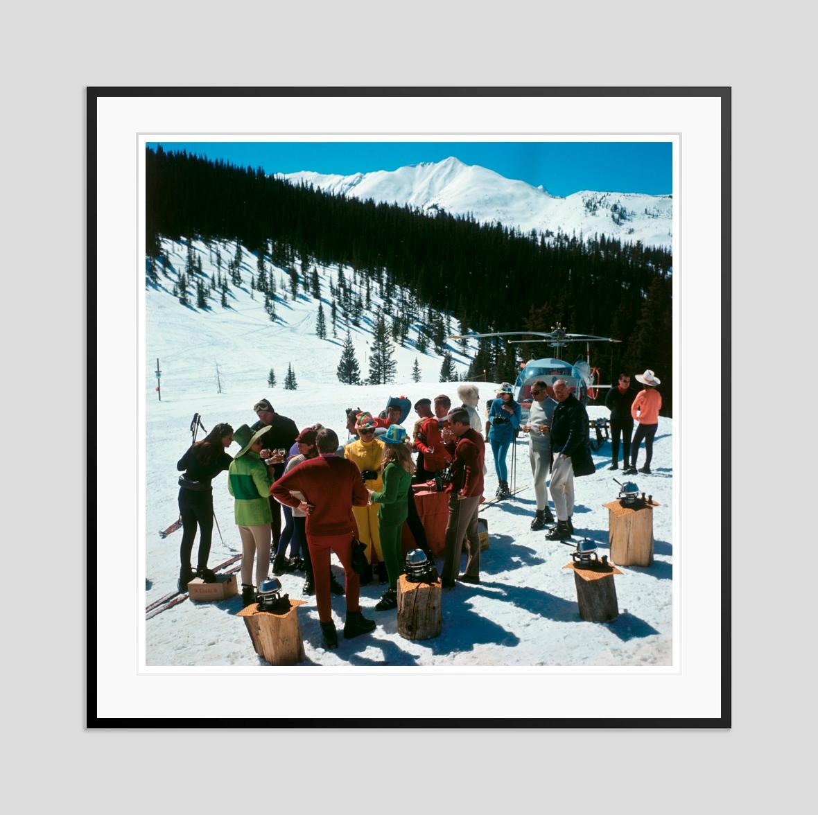 Picnic Snowmass 1967 Slim Aarons Estate Estampillée Edition en vente 3