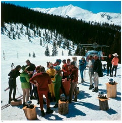 Snowmass Picnic - Slim Aarons Estate Stamped