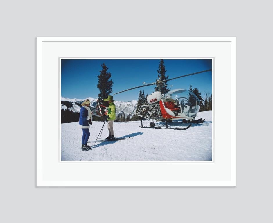 Snowmass Village 1968 Slim Aarons Estate Stamped Edition  For Sale 1