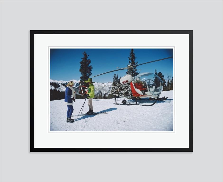 Snowmass Village 1968 Slim Aarons Estate Stamped Edition  For Sale 3