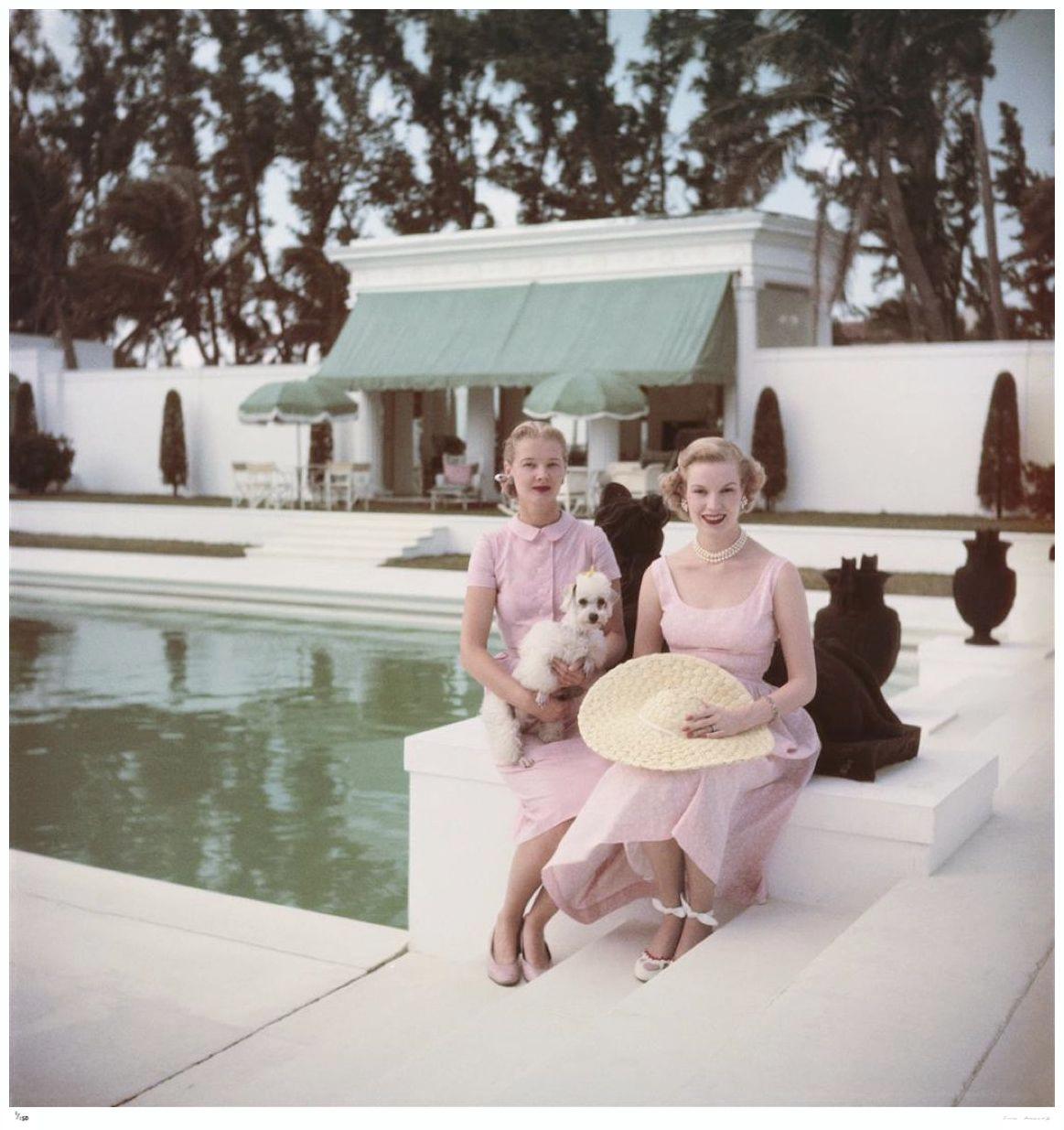 Socialites 1970 - Slim Aarons estampillé Estate