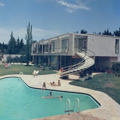 South Africa Swimming Pool Slim Aarons, Nachlass, gestempelter Druck