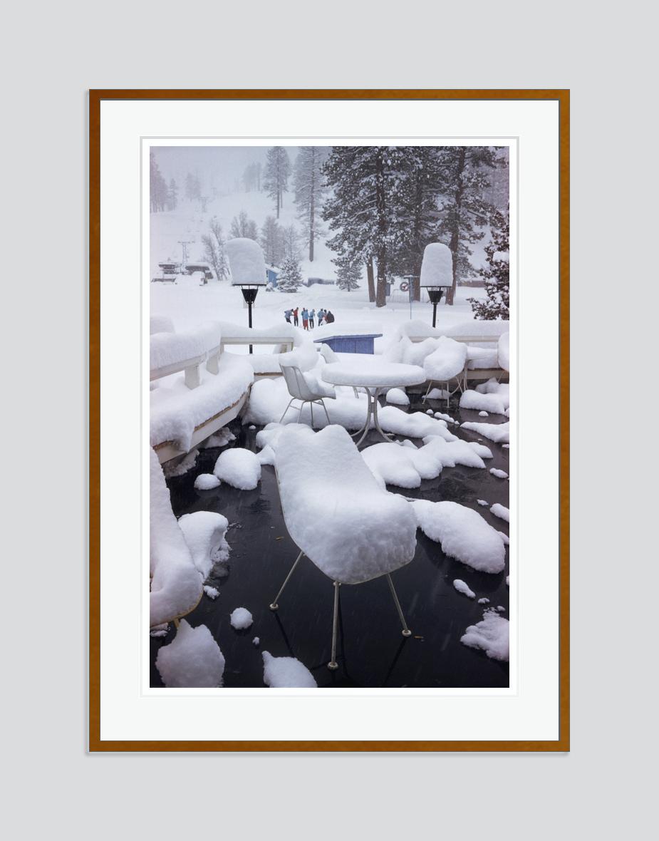 Squaw Valley Snow 1961 Slim Aarons Estate Stamped Edition  For Sale 1