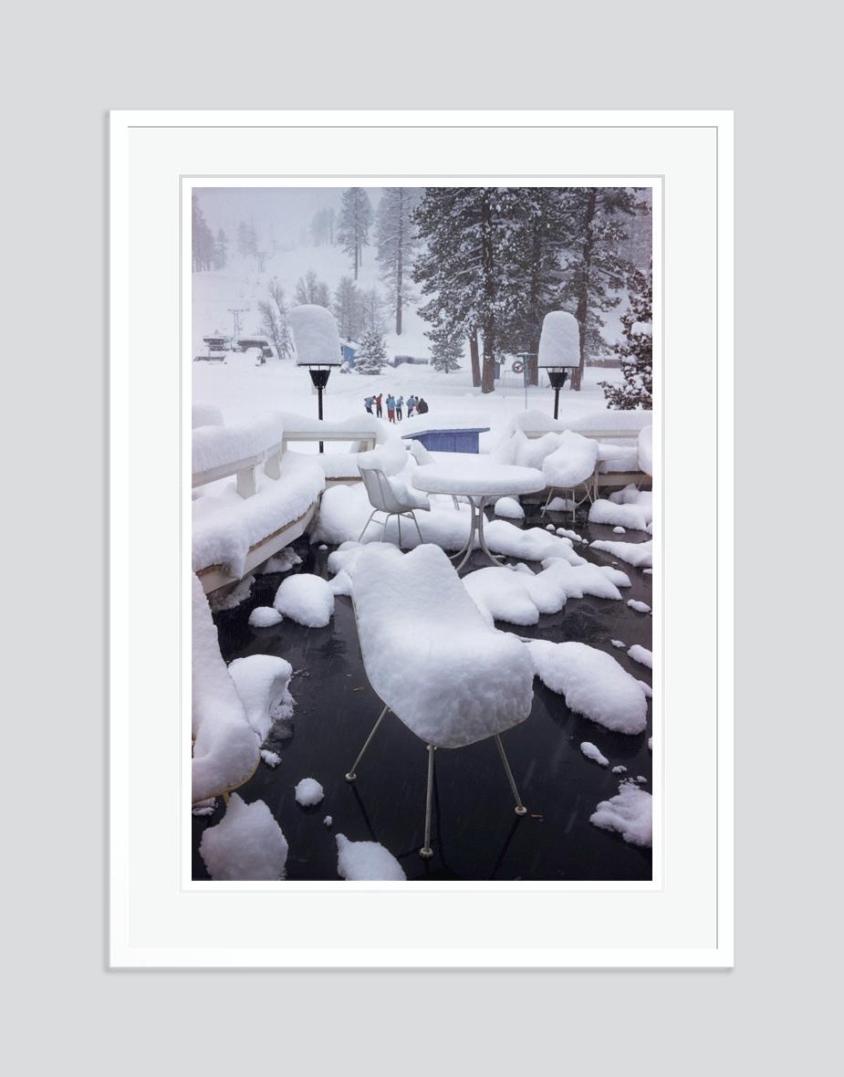 Squaw Valley Snow 1961 Slim Aarons Estate Stamped Edition  For Sale 2