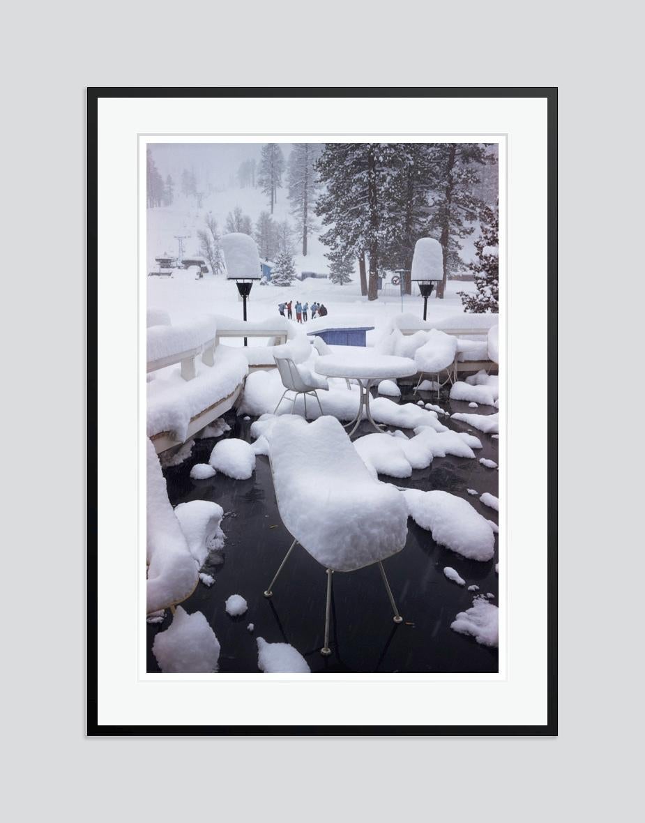 Squaw Valley Snow 1961 Slim Aarons Estate Stamped Edition  For Sale 3