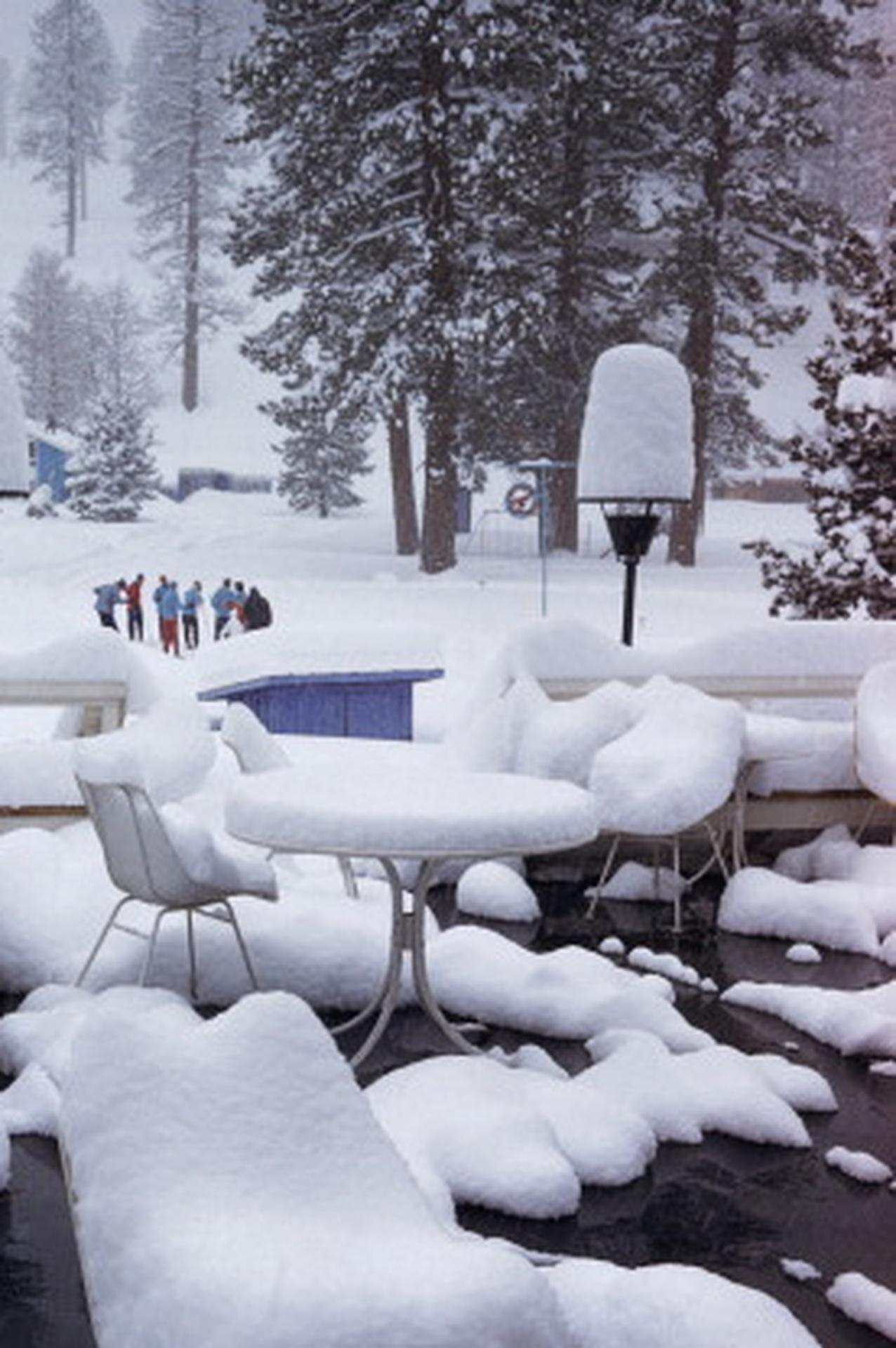 Squaw Valley Snow, California, Estate Edition, Winter Landscape Photograph For Sale 1