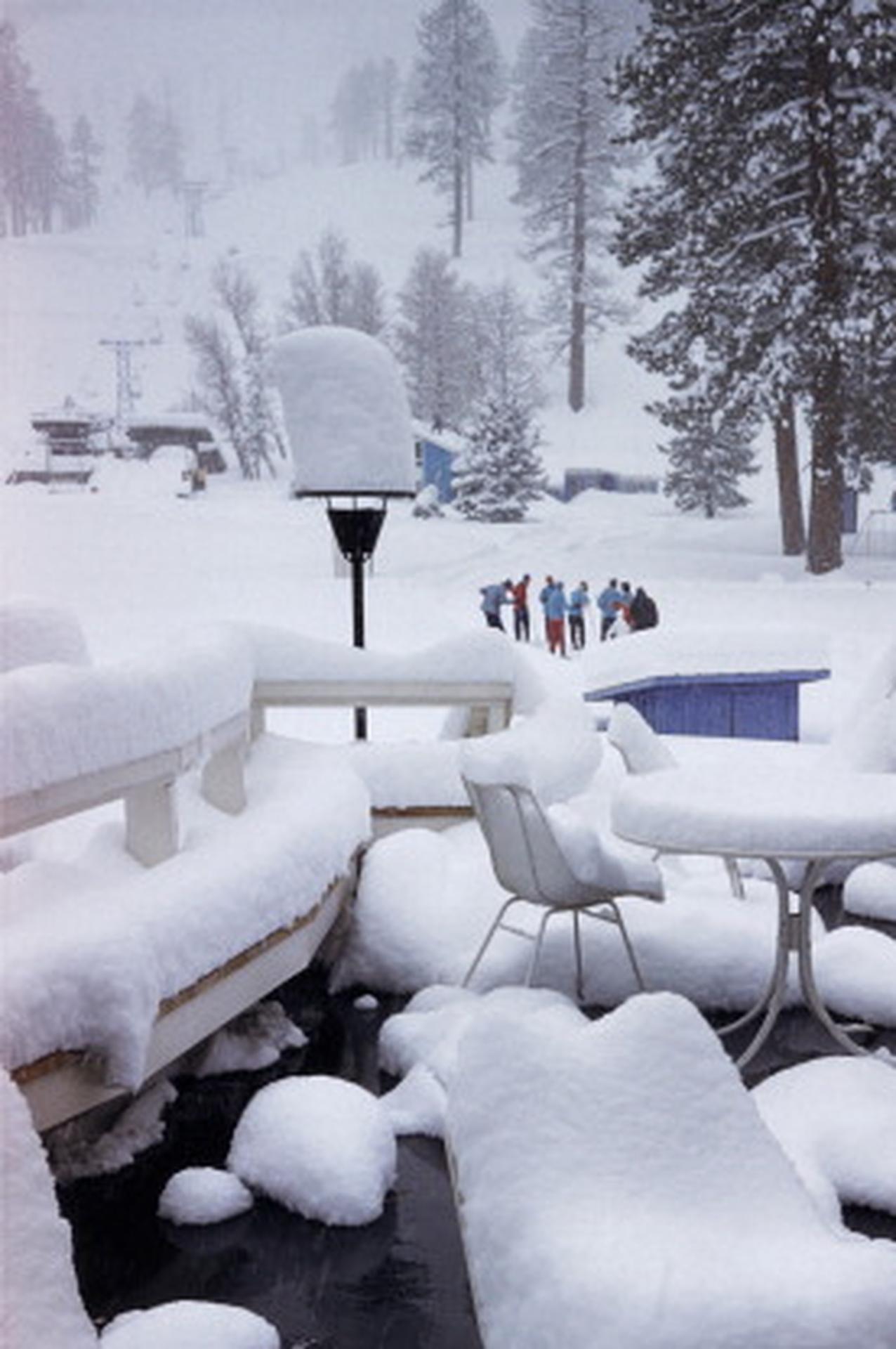 Squaw Valley Snow, California, Estate Edition, Winter Landscape Photograph For Sale 4
