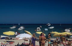 Saint-Tropez Beach 1971 - Nude Sunbathing French Riviera Photograph