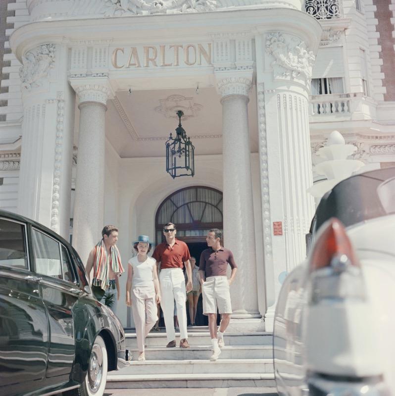 Slim Aarons Portrait Photograph - Staying At The Carlton (1958) Limited Estate Stamped - Giant 