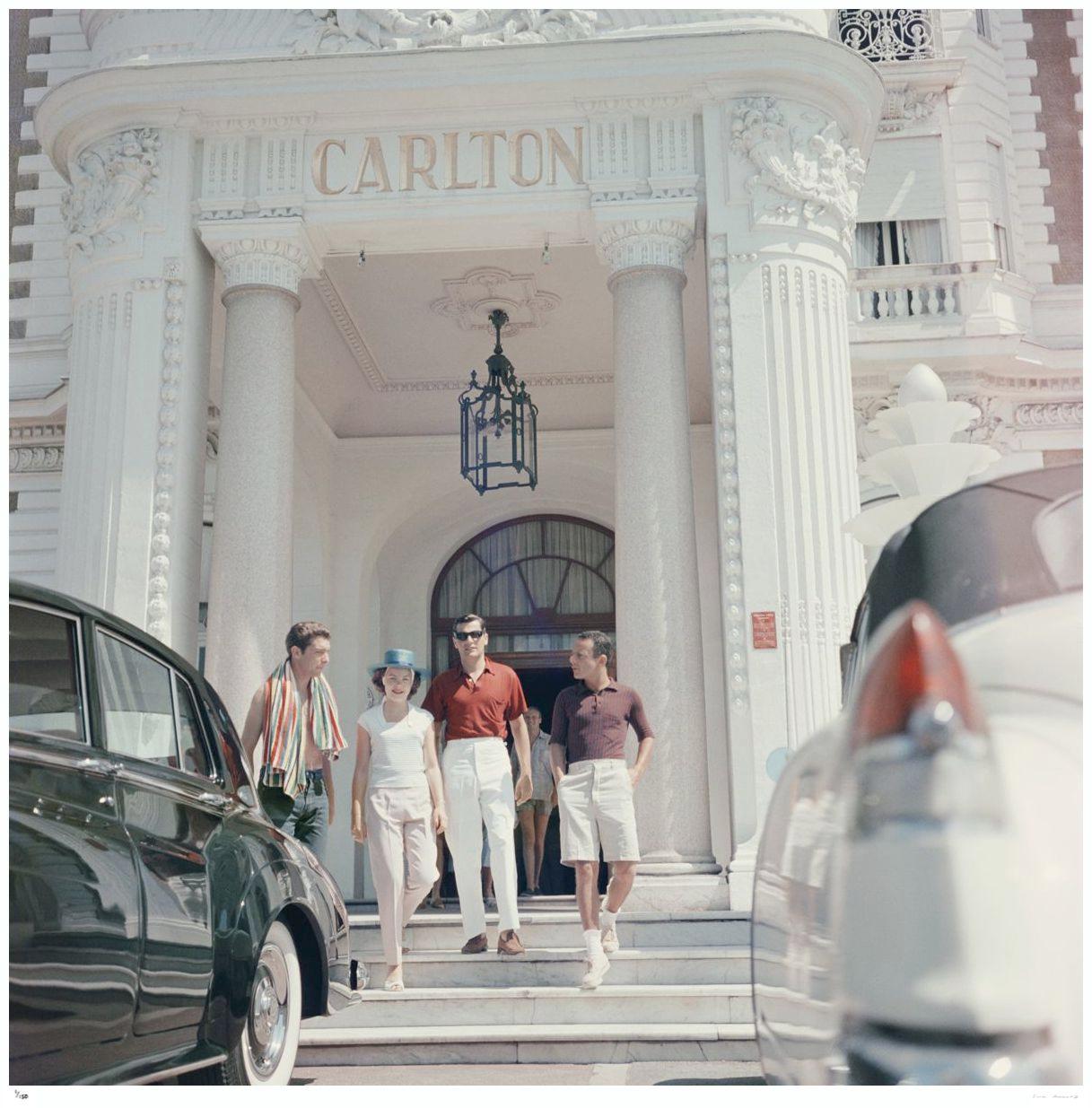 Staying At The Carlton 1958 - Slim Aarons Estate Stamped