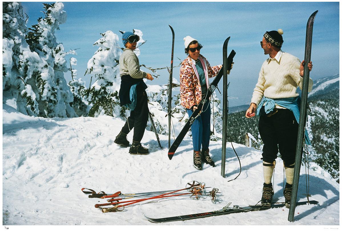 Sugarbush Skiing 1960 - Slim Aarons Estate Stamped
