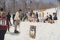 Used Sugarbush Skiing Slim Aarons Estate Stamped Print