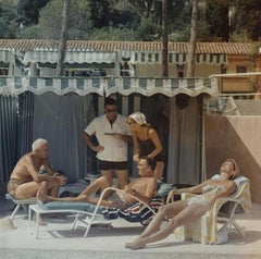 Sommer in Monaco Slim Aarons, Nachlass, gestempelter Druck