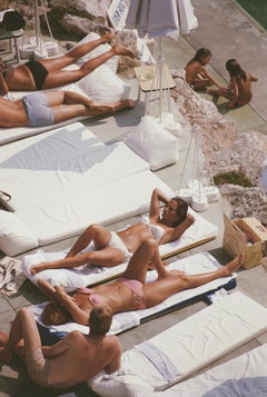 'Sunbathers At Eden Roc' 1969 - Slim Aarons Limited Estate Edition