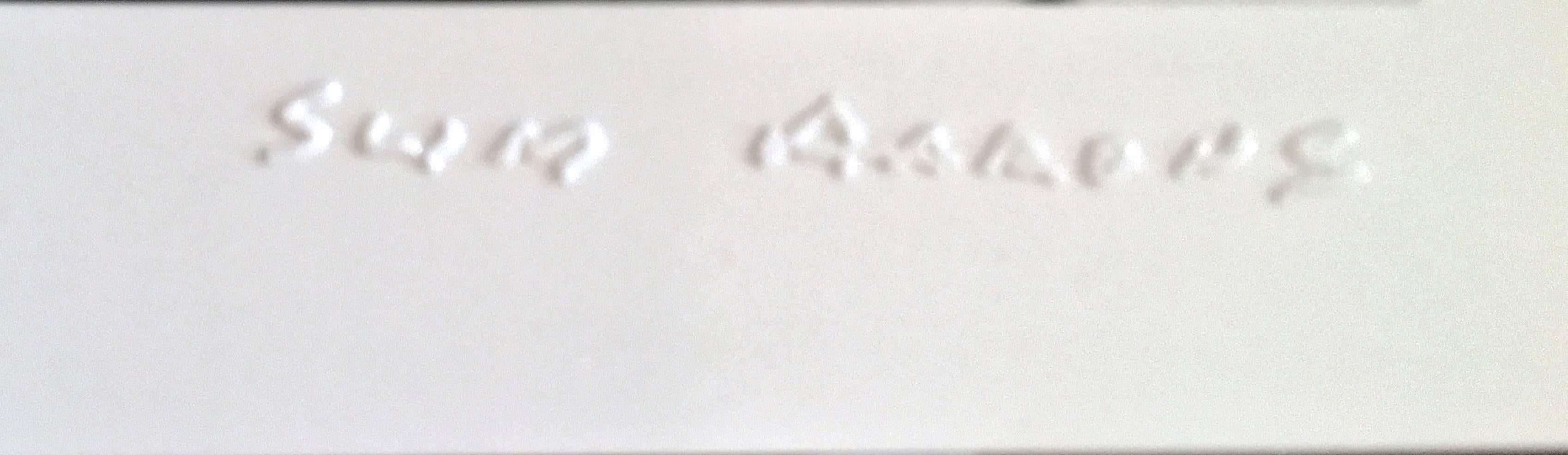 Prendendo il sole a Capri, Edizione Estate, Ritratto Fotografico - Photograph di Slim Aarons