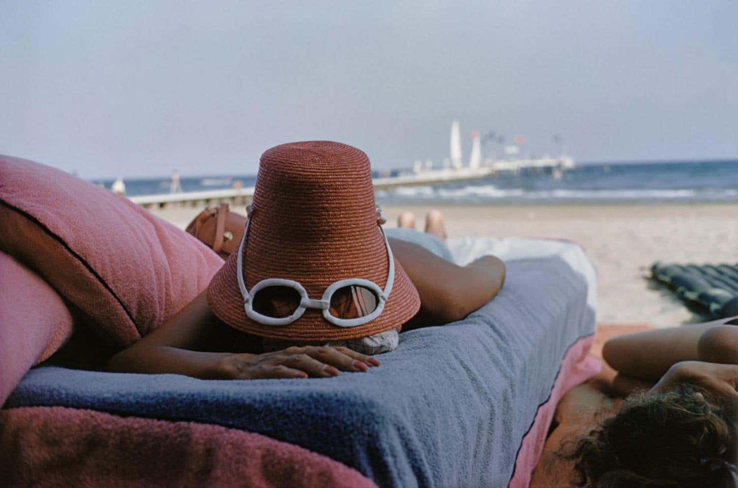Slim Aarons Sunbathing In Venice Italy Estate Edition Portrait Slim Aarons Sunbathing In Venice Italy Estate Edition Portrait