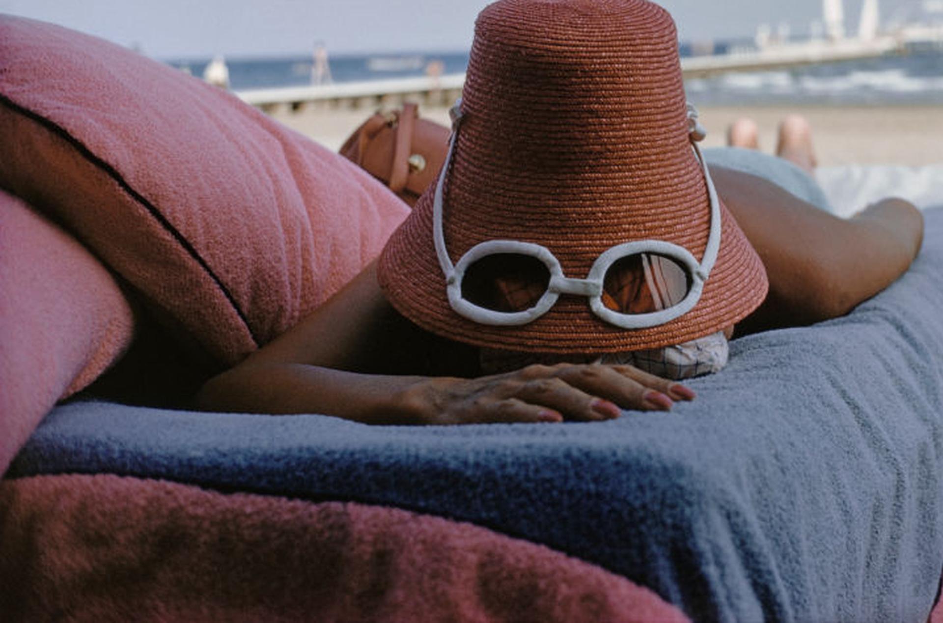 Sunbathing In Venice, Italy, Estate Edition, Portrait Photograph For Sale 6
