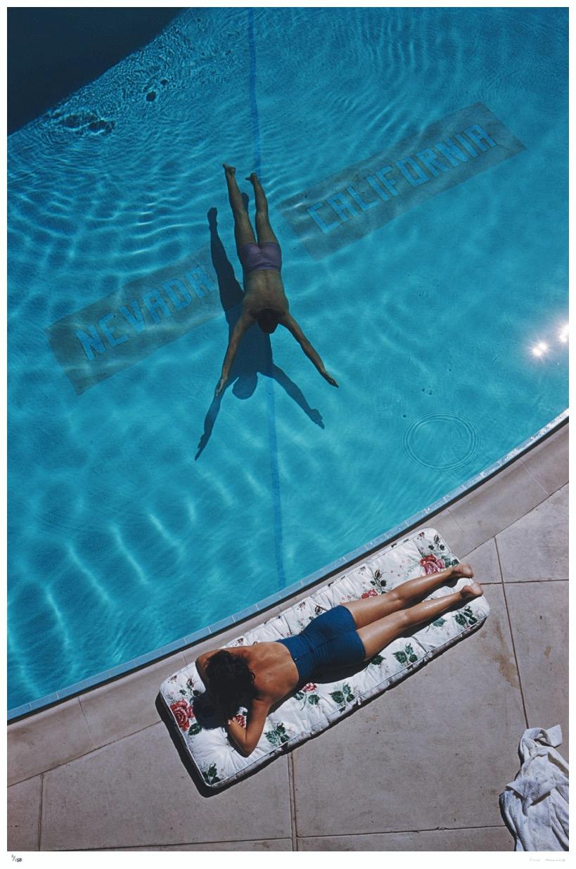 Nageur et baigneur 1959 - Slim Aarons Estate Stamped