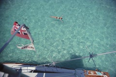 Vintage 'Swimming In Bermuda' 1977 Slim Aarons Limited Estate Edition