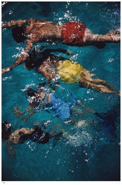 Swimming In The Bahamas 1959 - Slim Aarons Estate Stamped
