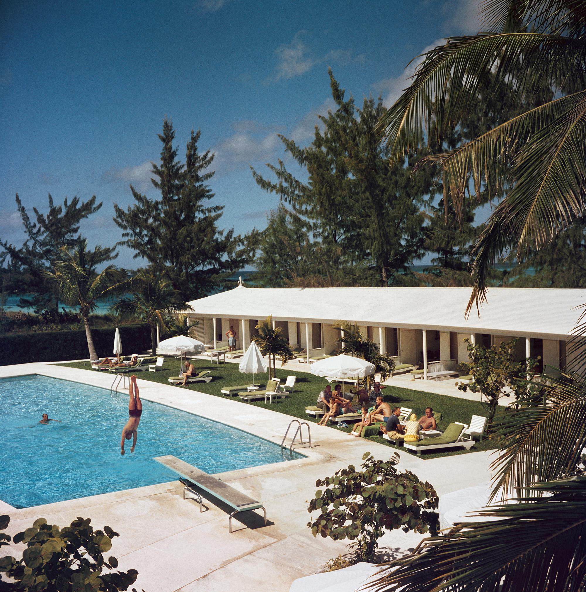 Taking the Plunge, Bahamas, Estate Edition, Mid-Century Modern Photograph