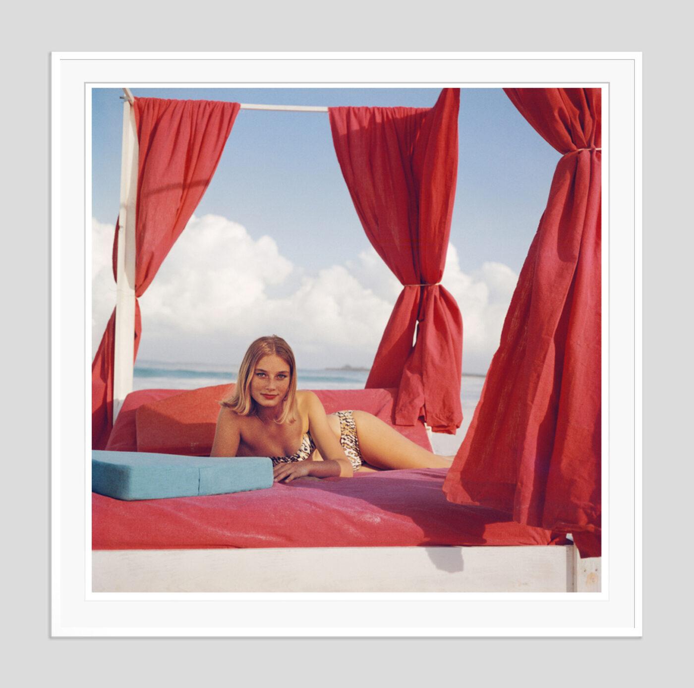 Tania Mallet 1961 Slim Aarons Estate Stamped Edition  For Sale 2