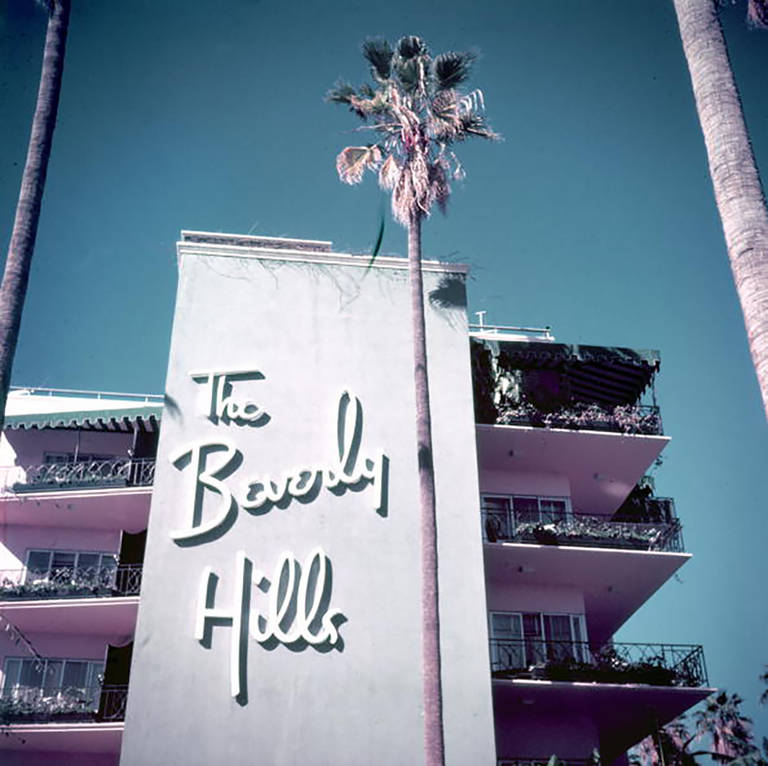 Slim Aarons Landscape Photograph - The Beverly Hills Hotel (Aarons Estate Edition)