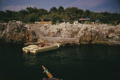 Used Towboat At Hotel Du Cap-Eden-Roc Slim Aarons Estate Stamped Print