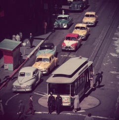 Vintage Tram Turntable Slim Aarons Estate Stamped Print