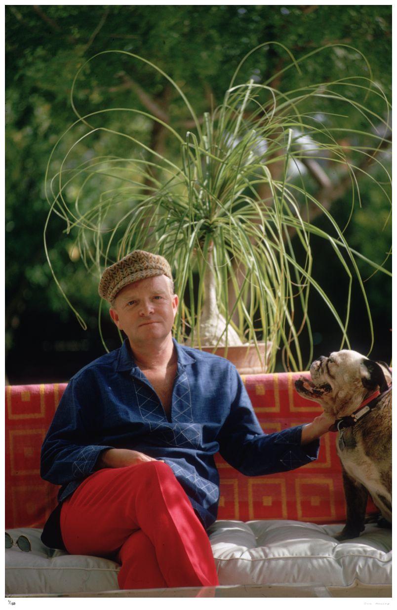 Truman Capote 1970 - Slim Aarons Estate Stamped