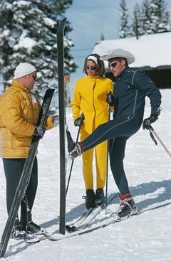 Vail Skiers Slim Aarons, Nachlass, gestempelter Druck