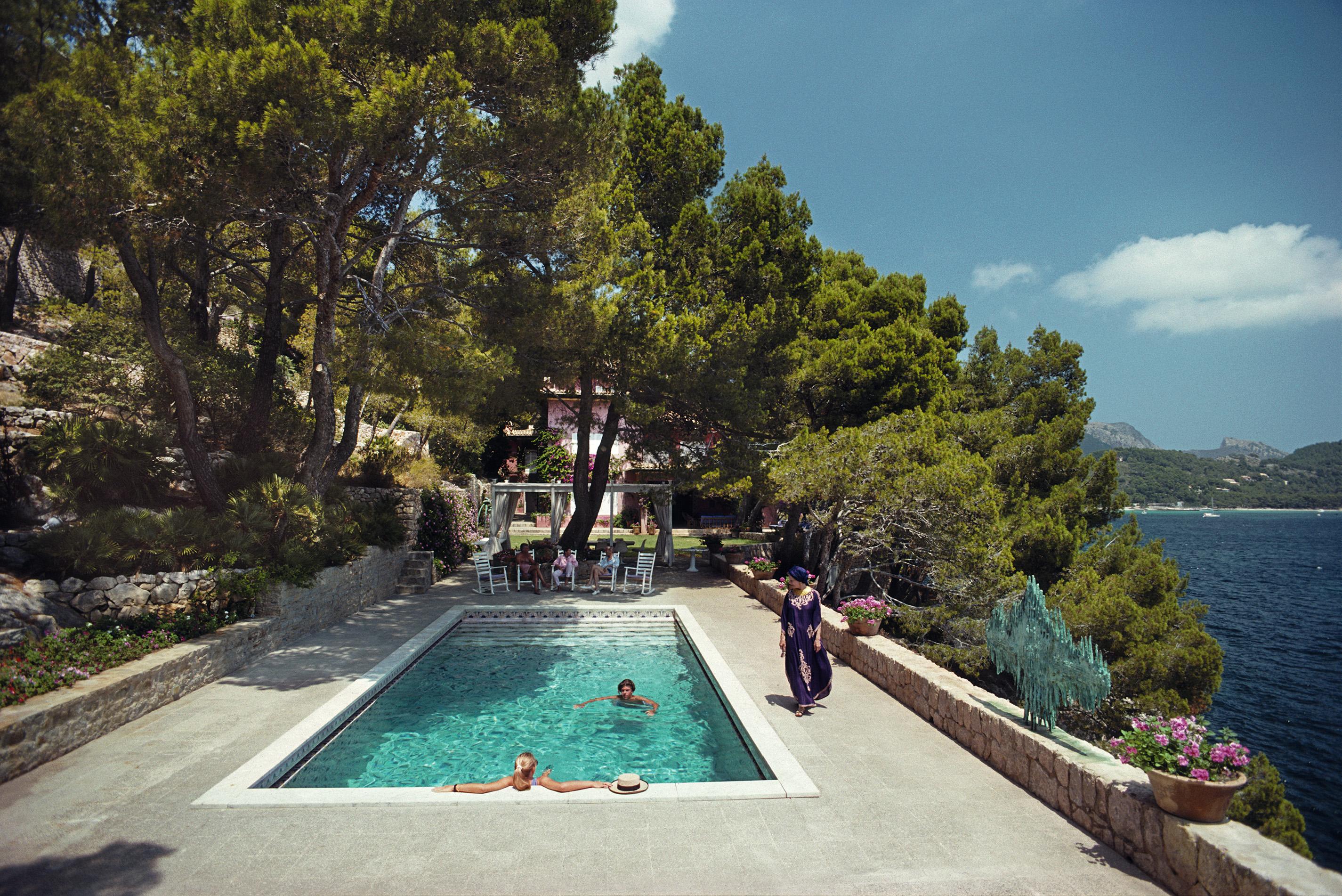 Villa de Vane, Mallorca 1987, Slim Aarons Estate Impresión de edición limitada