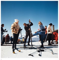 Sciatori di Verbier 1964 - Slim Aarons Estate Stampato