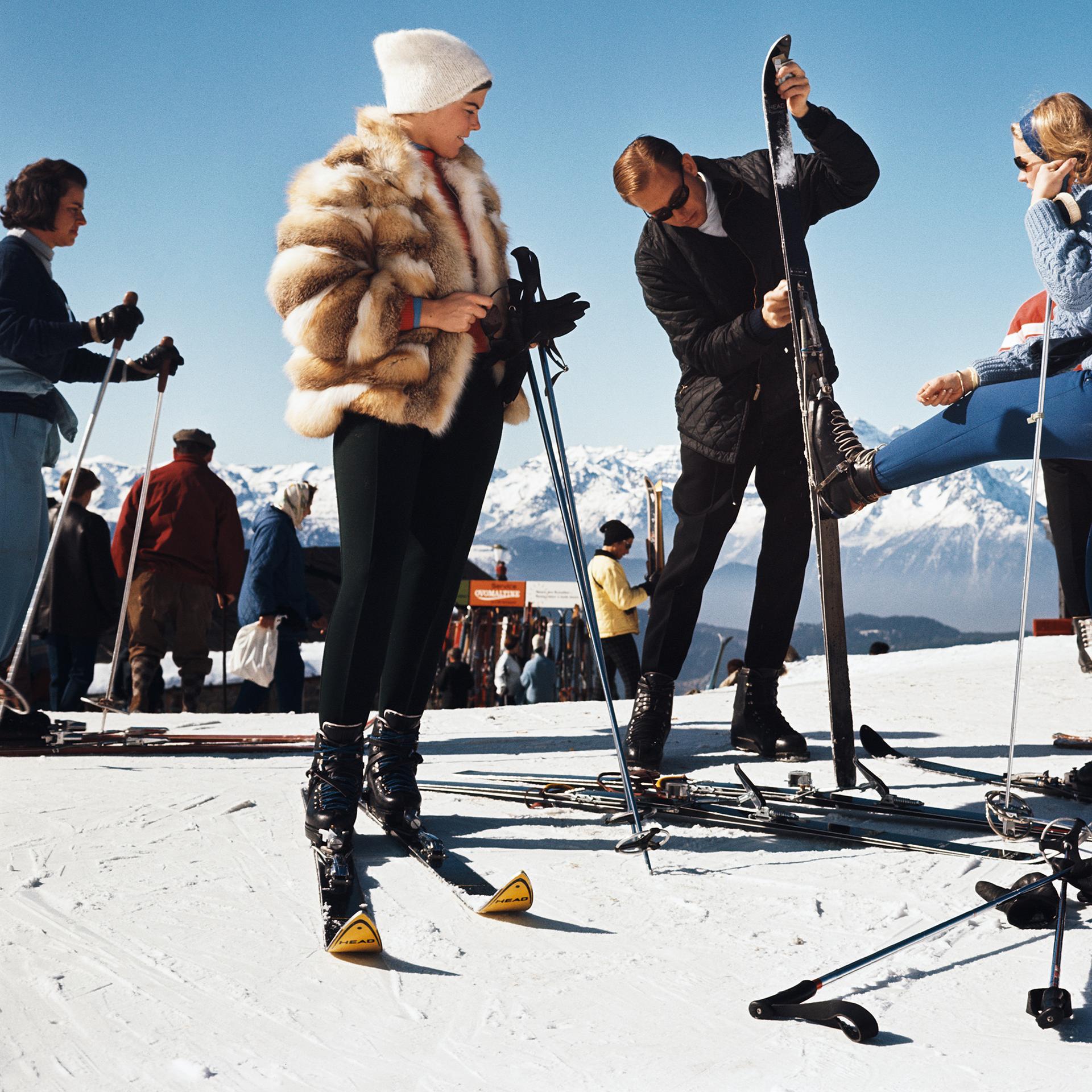 Verbier Skier, Schweiz, Nachlassausgabe, Winterporträtfotografie im Angebot 1
