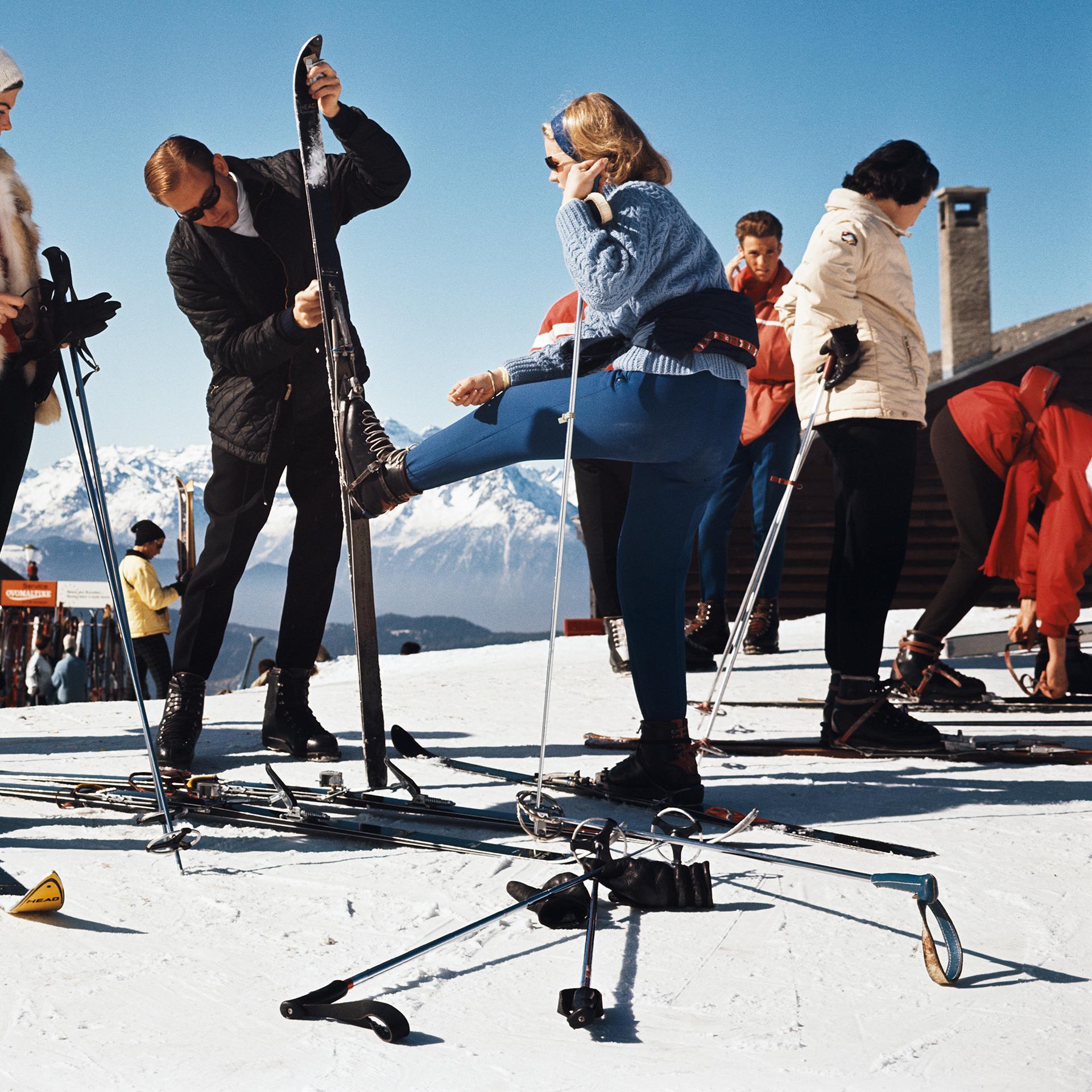 Verbier Skier, Schweiz, Nachlassausgabe, Winterporträtfotografie im Angebot 2