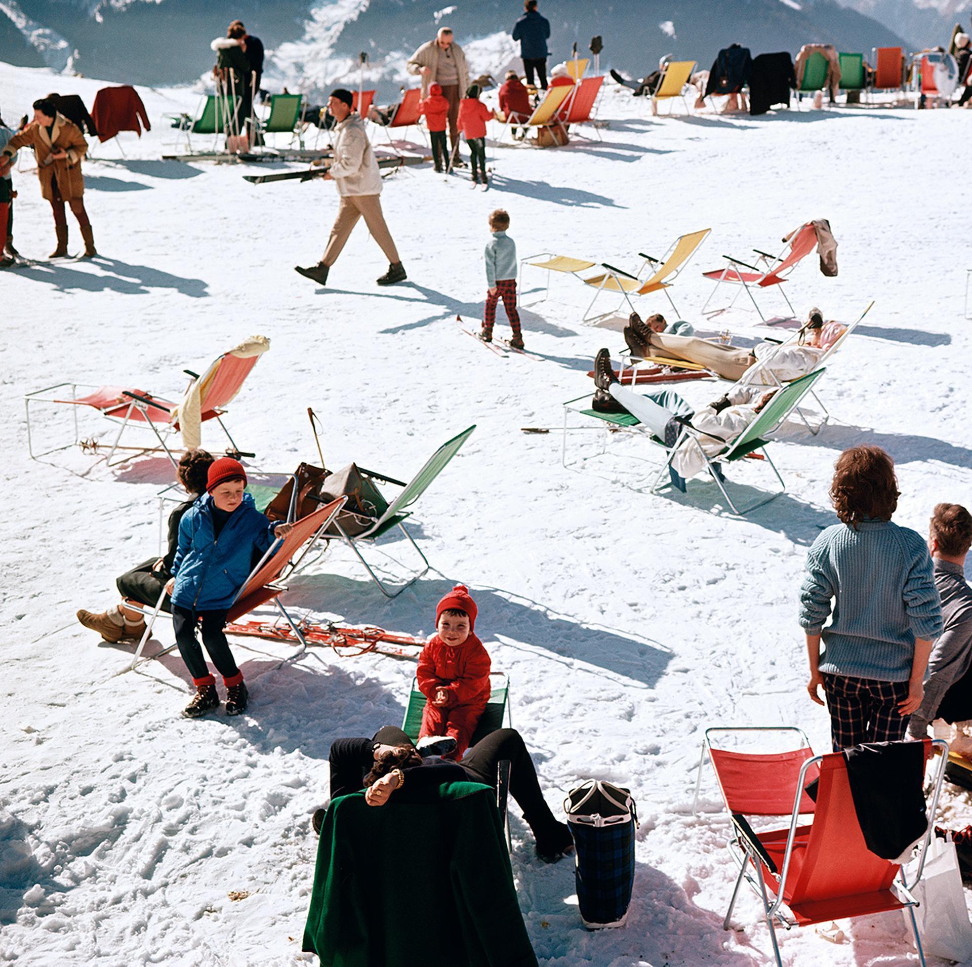 Verbier Vacation, Estate Edition, Swiss Alps Mountain Snow Landscape Photograph For Sale 3
