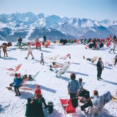 Vacation Verbier, Slim Aarons - photographie du 20e siècle, ski, paysage