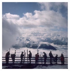 Vista di Verbier Slim Aarons Estate Stampa con timbro