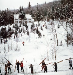 Vermont Winter, Vermont, Estate Edition, Midcentury Modern Photograph Snowscape